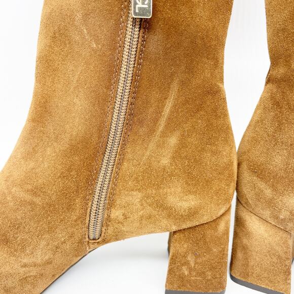 AGL Women's Mimma Brown Suede Pointed Toe Block Heel Ankle Boots EU 37 US 7 - Picture 15 of 15